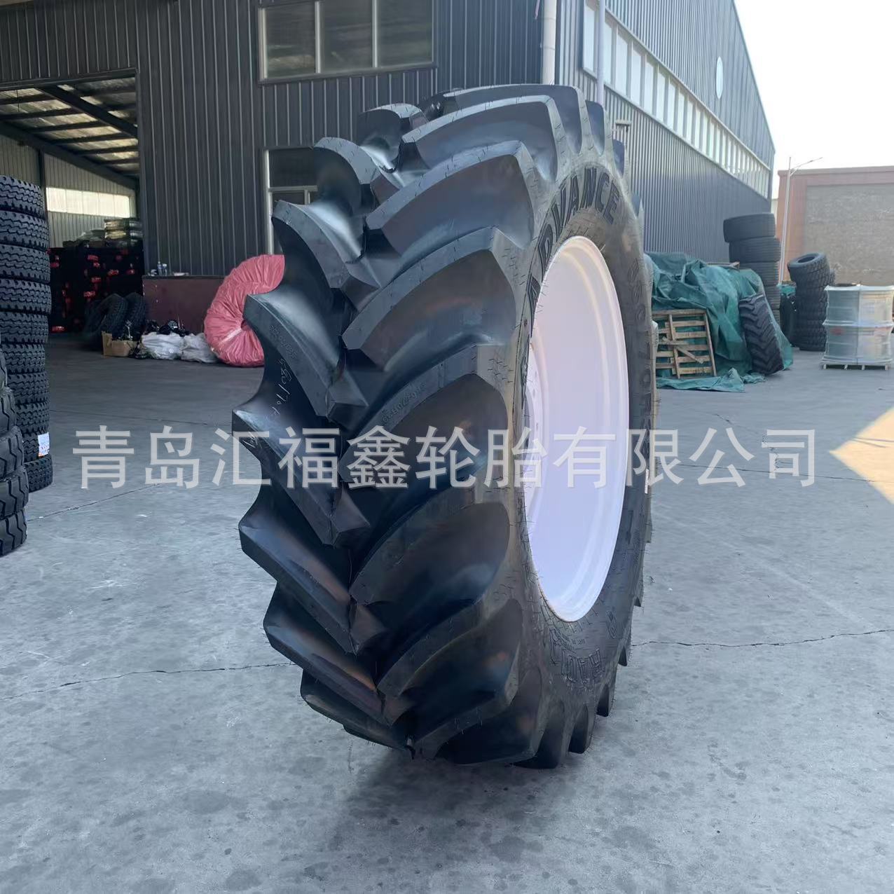 拖拉机轮胎580/70R38大马力钢丝胎收割机轮胎