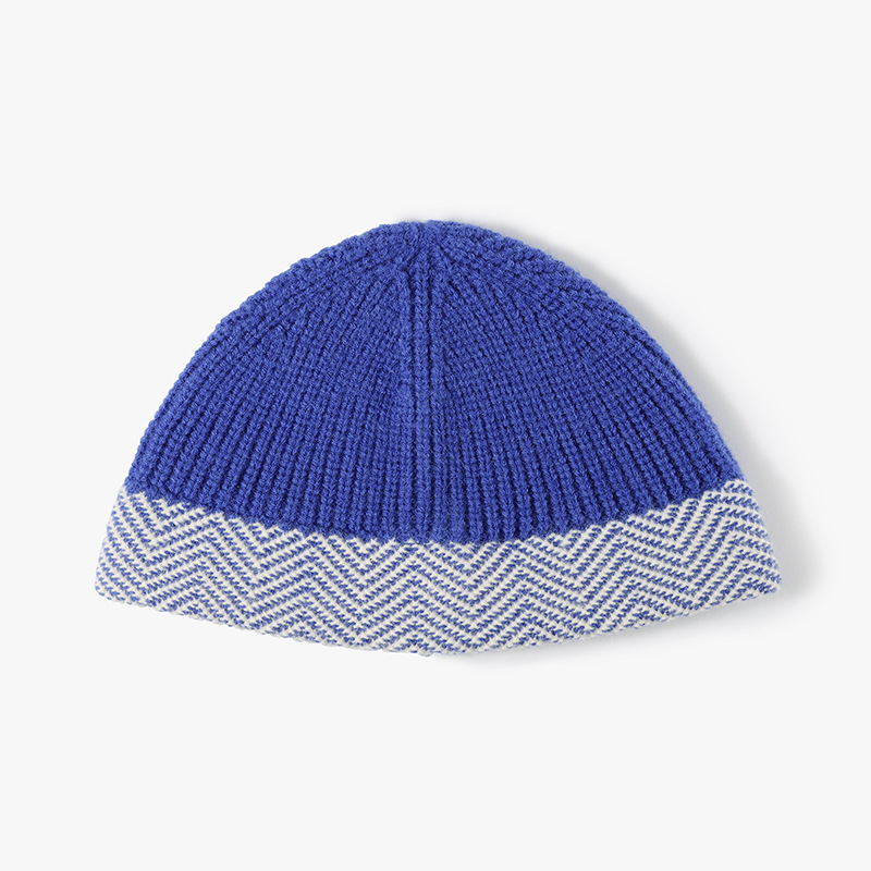 Warme, dicke Fischermütze aus Wolle für Herbst und Winter – ideal für kleine Damen. Modische Strickmütze für kalte Tage._voghion.com