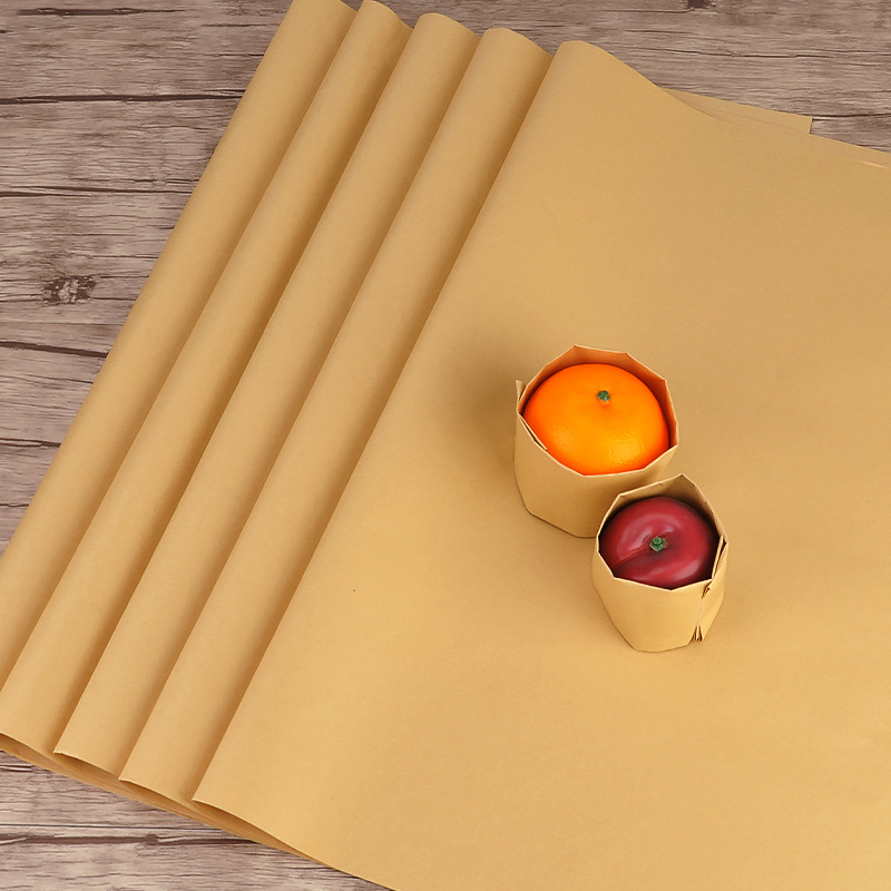 Papel de embalaje de caja de frutas de San Valentín Papel de embalaje de cuero retro de alto nivel Papel de revestimiento de cestas de flores universales