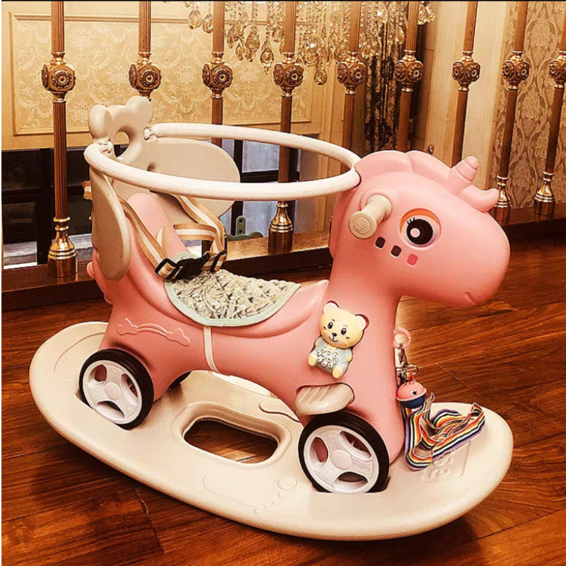 Caballo mecedora para niños Caballo mecedora para bebés Caballo de madera para bebés Regalo de un año