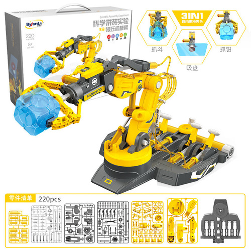 Cross-border children's educational science and education solar Mars exploration vehicle scientific experiment diy assembled mechanical electric toys