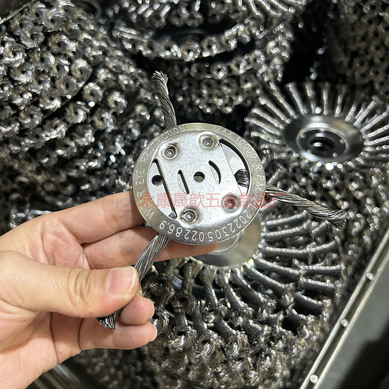 小型リチウム電気芝刈り機3刀6刀鋼線草頭ねじり線草頭刈払機部品錆除去草頭|undefined