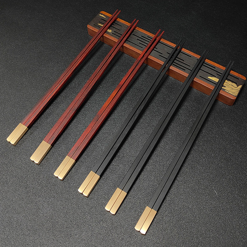 Eastern Style Wooden Chopsticks, Literary and Luxurious, Couple's Gift, Redwood, Fast Home Use, New, Engraved Logo, Wedding Gift