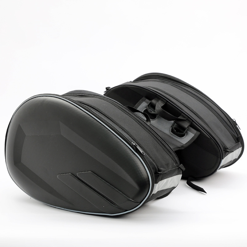 Motorcycle Saddle Bag, Helmet Bag, Waterproof Rear Seat Side Bag, Hanging Bag, Pannier Bag, Long-Distance Motorcycle Travel Luggage Bag, Motorcycle Equipment