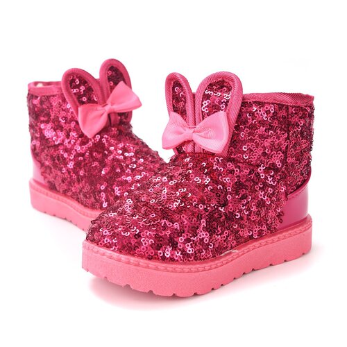 Children's snow boots wholesale sparkly kids boots baby snow boots factory direct sales drop shipping
