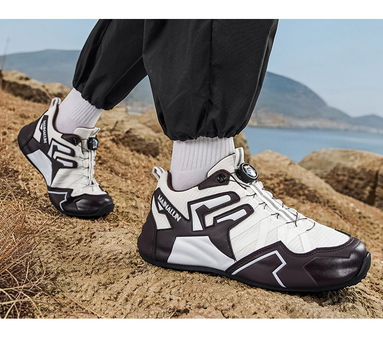 Atmungsaktive Herren Freizeitschuhe Mit Mesh Und Dicker Sohle_voghion.com
