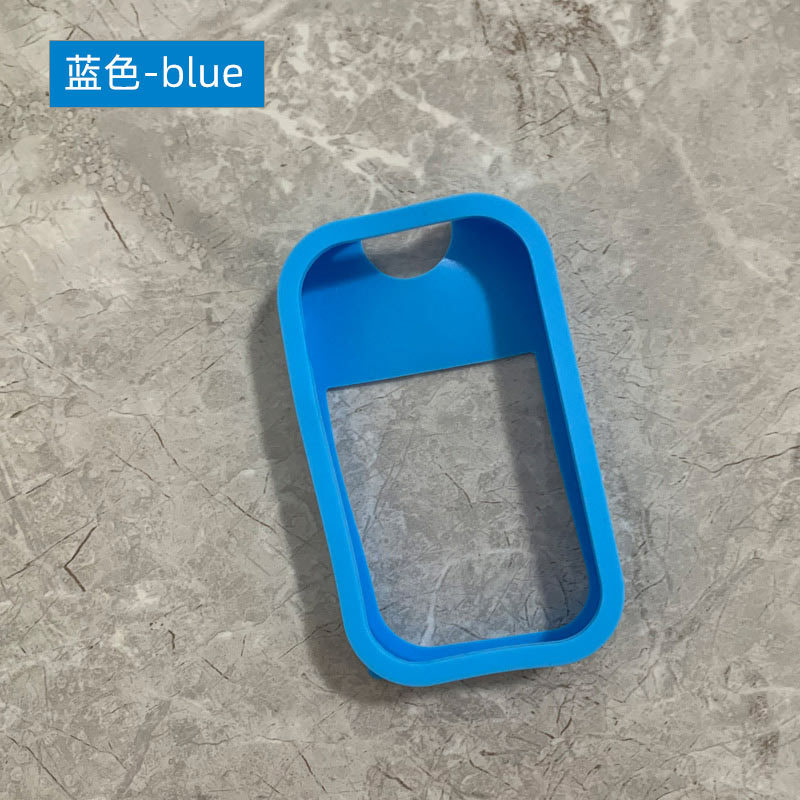 Pulverizador de tarjeta de silicona caso 45ml 50ml de Apple botella de color de silicona caso llavero sub-botella funda protectora