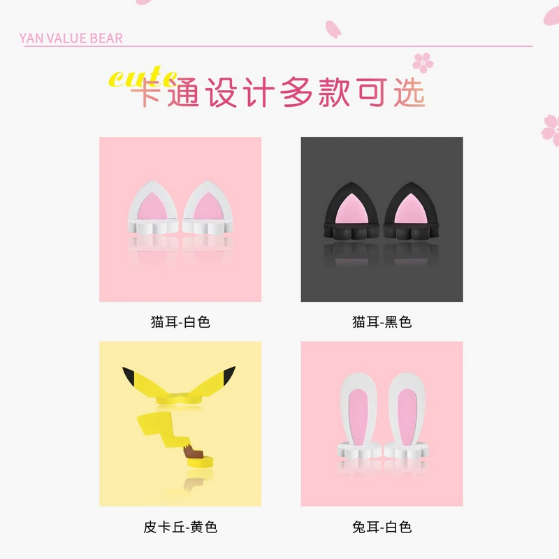 Украшение крыши автомобиля внешние украшения модификация автомобиля Личность милый мультфильм автомобиль кролик кошачьи уши украшение