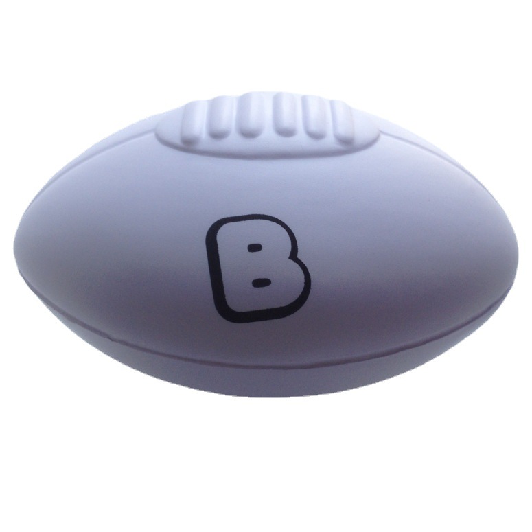 [Factory direct supply] PU foam Stress Ball, Stress Ball -- 6-inch glossy Rugby