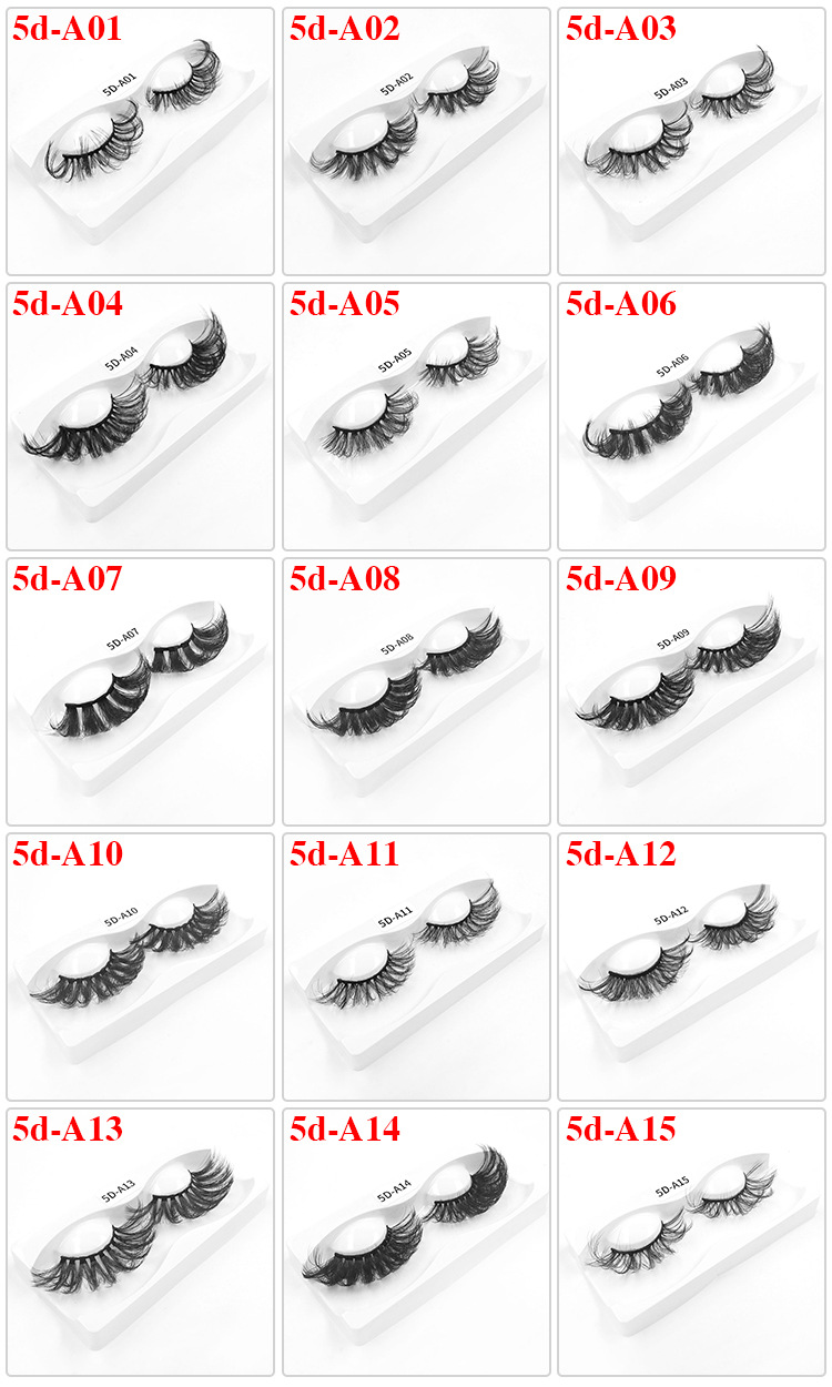 25mm Three Dimensional Lengthened Thick Exaggerated Mink-like False Eyelashes display picture 1