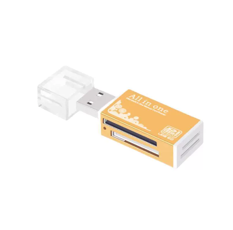 Кросс-бордер спот USB2.0 кард-ридер алюминиевый сплав цветной и изысканный мини С-ин-один высокоскоростной кард-ридер