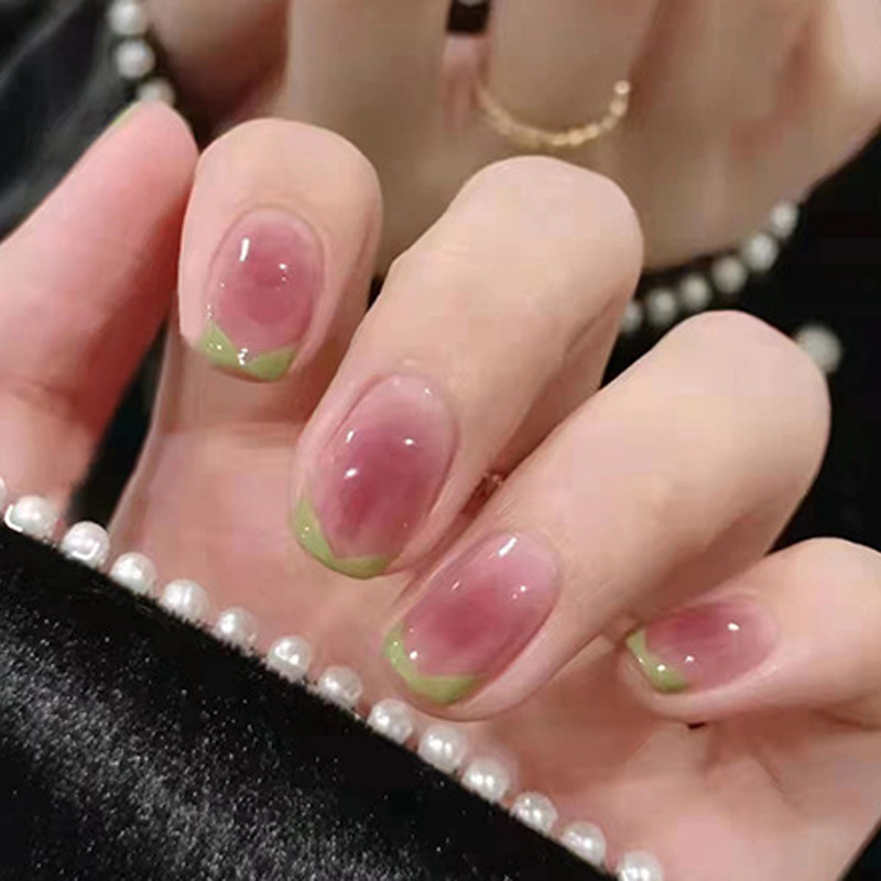 Light Pink Soft Wearable Nail Patches Grape Purple Rhyme Whitening Handmade Finished Nail Patches Wholesale Manicure Fake Nails Light Pink Soft Wearable Nail Patches Grape Purple Rhyme Whitening Handmade Finished Nail Patches Wholesale Manicure Fake Nails