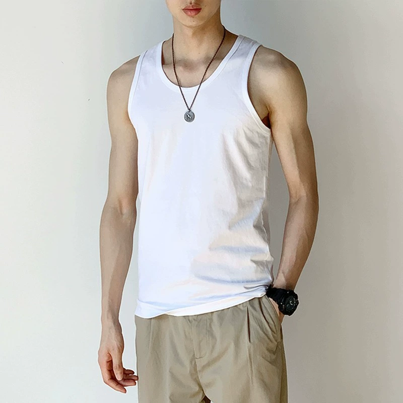 Новый жилет мужской летний сплошной цвет спортивные препятствия