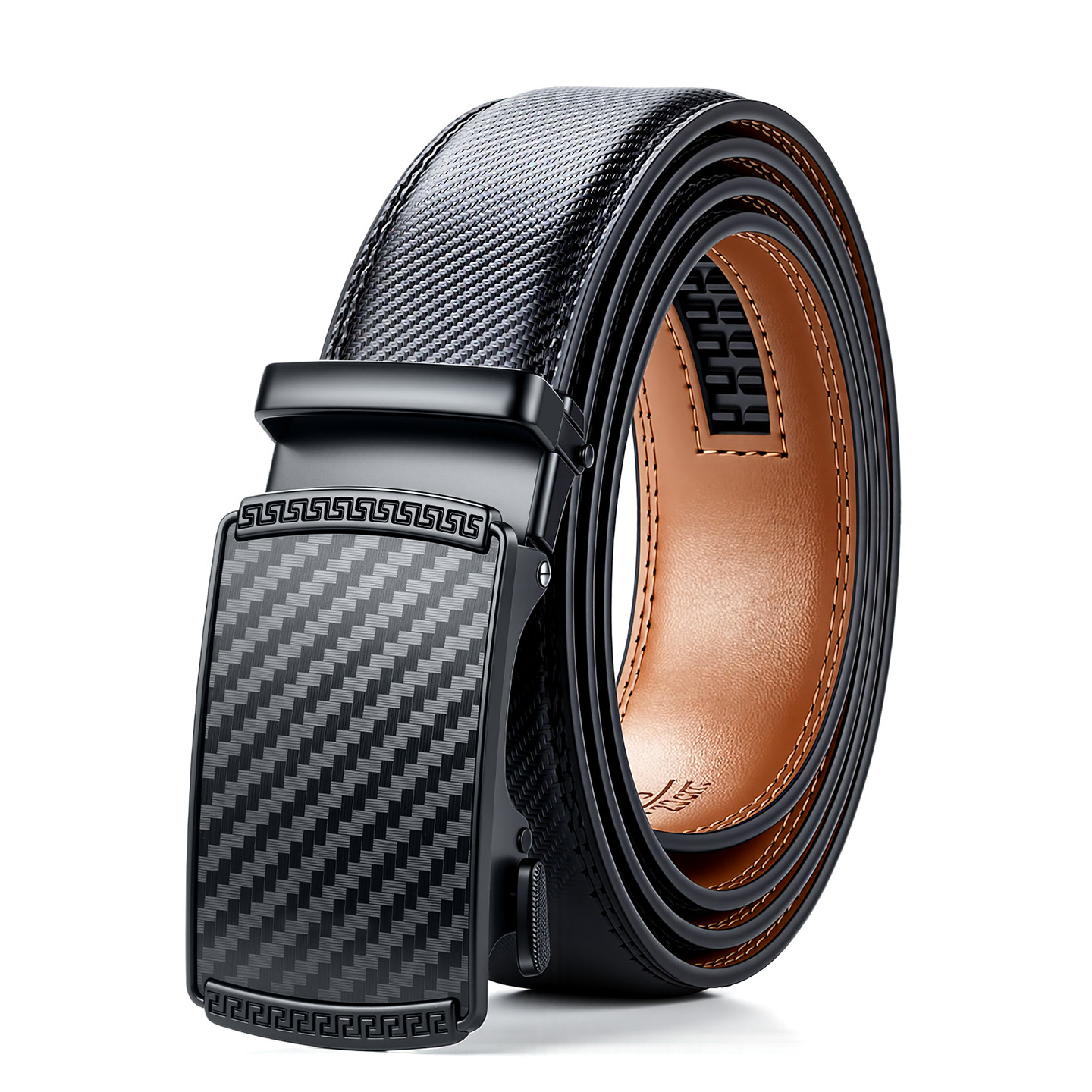 Amazon dış ticaret erkek deri kayış gerçek deri otomatik toka bel kemeri gençlik iş fabrika toptan belt
