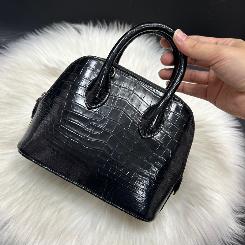 26 New Models of Crocodile Belly Shell Bags for Women, Casual and Versatile Genuine Crocodile Handbags, Fashionable Trendy Shoulder and Crossbody Bags