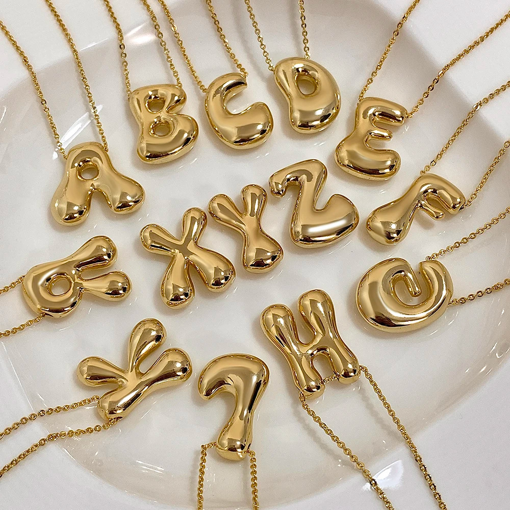 13g Weight Lobster Trigger Clasp Closure Clasp Closure Type Copper Pendant Material Pendant Necklace Classification Copper Chain Material cable chain Chain Type 1 Piece Quantity Casual, Daily Occasion Copper Material Letter Pattern All Seasons Season Unisex Gender Plating Design Elegant, Simple Style Style Wholesale Jewelry Elegant Simple Style Letter Copper Plating Cable Chain Pendant Necklace 无