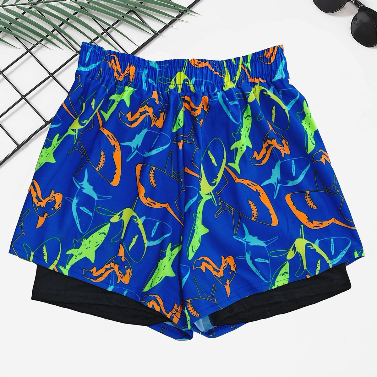 Bañador para niños, traje de baño profesional de secado rápido para niños, equipo de entrenamiento de natación para niños de doble capa anti-vergüenza para niños grandes