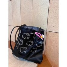 日本代购烫钻yins新款卡通2025丝绸手提包单肩包Ki可爱女生tt女包