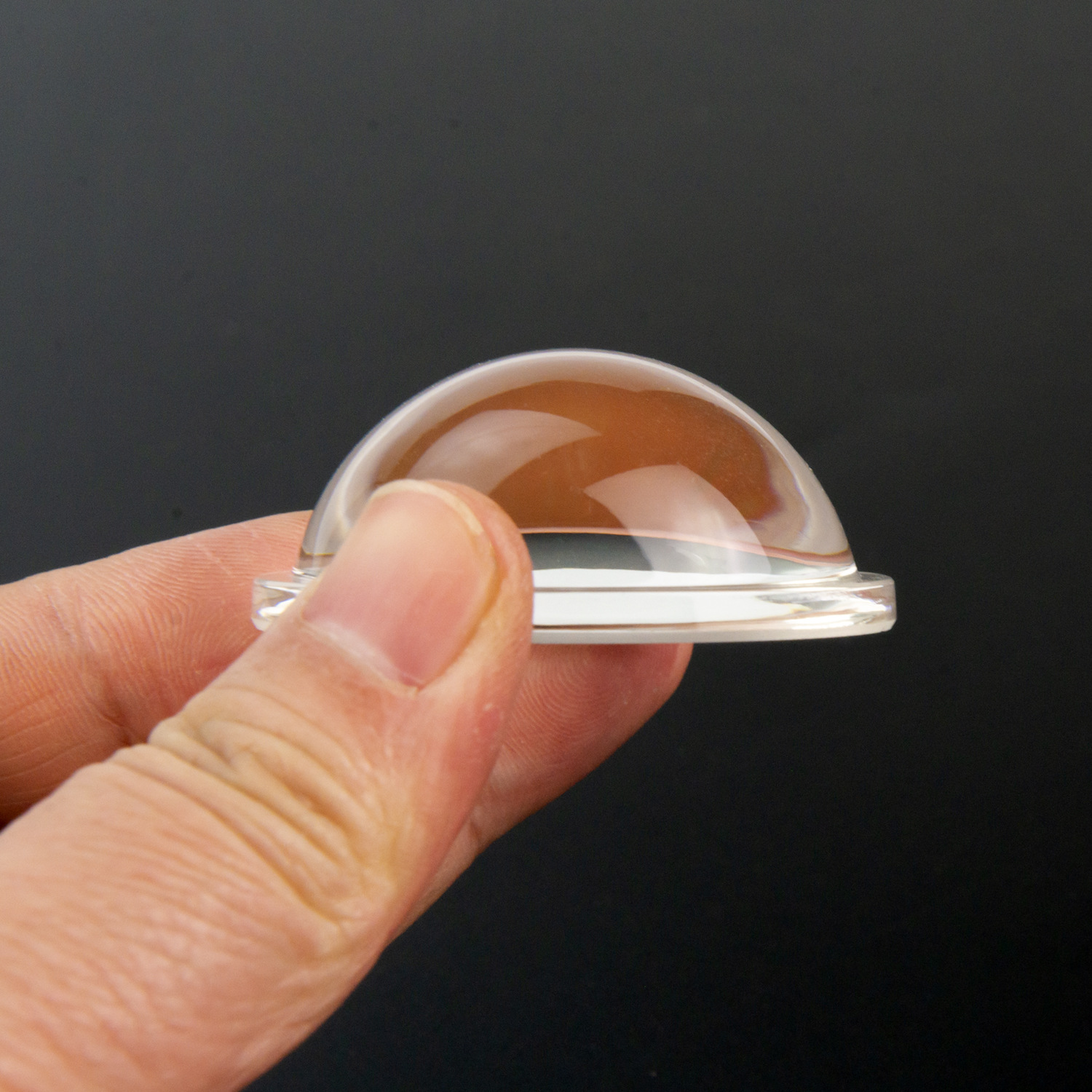 产地货源 水族灯透镜光学玻璃凹凸镜片 工矿灯高硼硅透镜平凸透镜