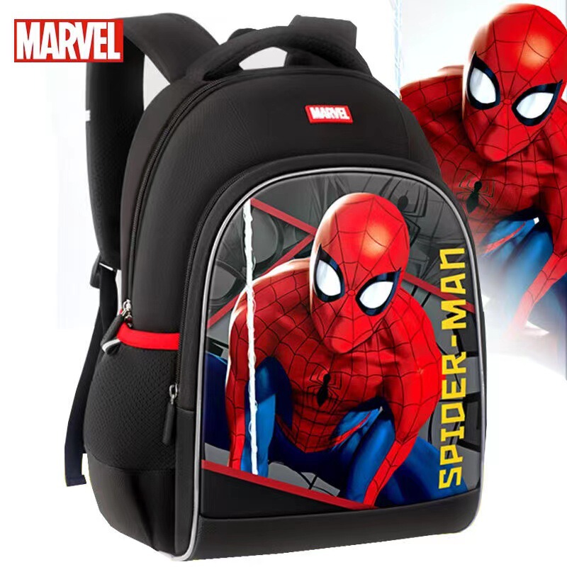 Disney Frozen Genuine Children's Schoolbags for Elementary School Students in Grades 1-3, Lightweight and Large-Capacity Boys' Schoolbags