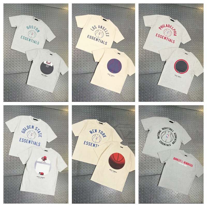 Fog Collaboration All-Star Team Letter Print Short-Sleeve T-Shirt Unisex Trendy Casual Summer Top Fog Collaboration All-Star Team Letter Print Short-Sleeve T-Shirt Unisex Trendy Casual Summer Top