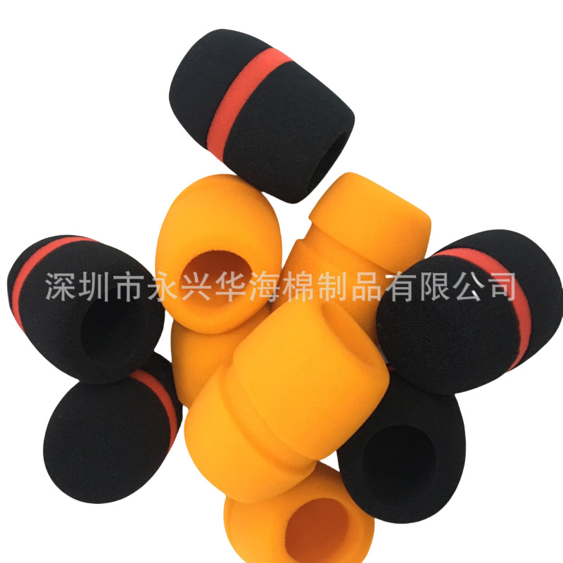 火热推荐厂销带槽海绵罩电视台演出演唱会加厚话筒防尘罩唛克风套