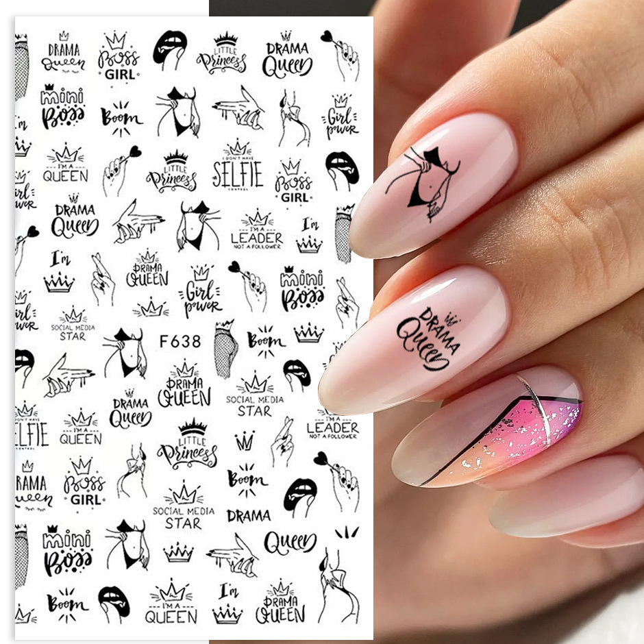 Simple Style Animal Plant Paper Nail Patches 1 Piece display picture 3