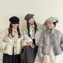 现！意法货90绒9972针织立领面包羽绒服长55-仅供货经销商不退换