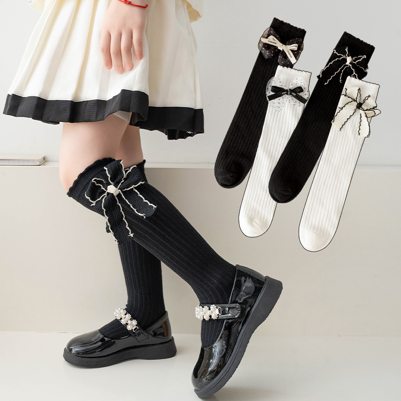 Children's autumn thin knee socks