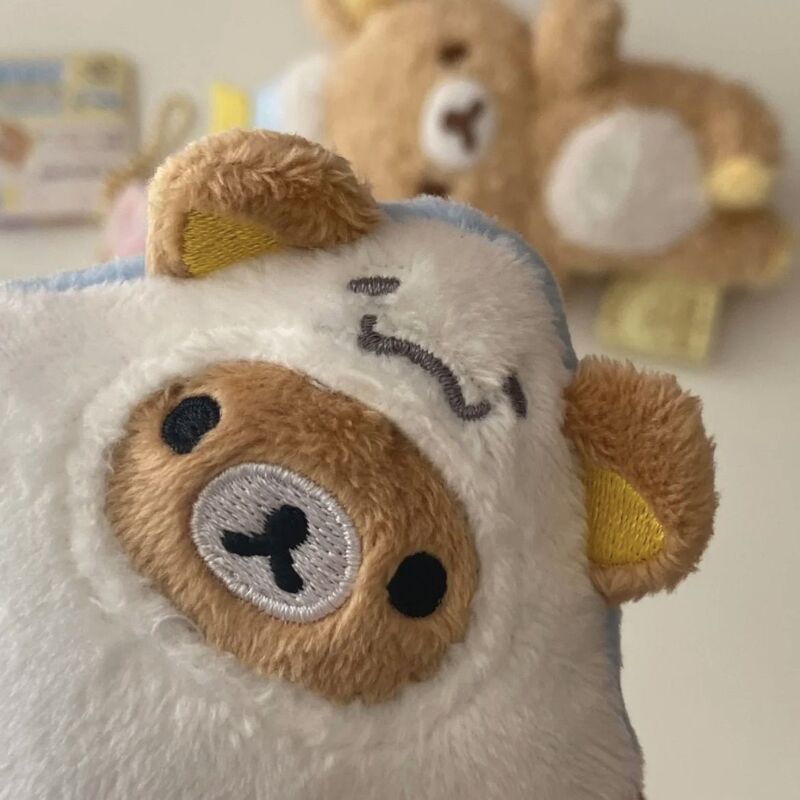 日本サンエックス リラックマ オーシャンシリーズ クマ兄弟 クマ妹 クマ弟 タコ デビルフィッシュ クマ ペンダント人形|undefined