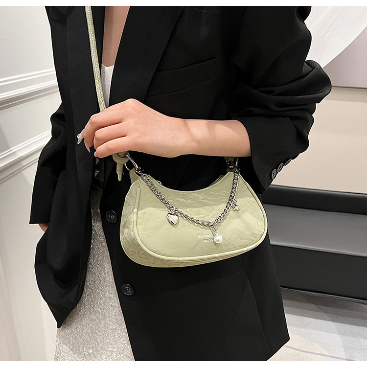 A stylish and stylish small handbag for ladies in 2025, a versatile and fashionable crossbody bag, a niche single-shoulder underarm bag for summer undefined