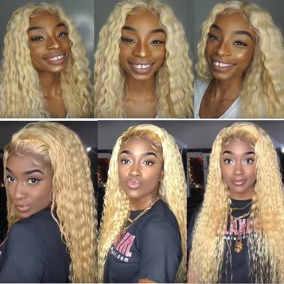 Parrucche lunghe e ricce in pizzo da donna con riccioli africani, capelli sintetici ondulati con clip, dimensioni medie, pizzo ad alta temperatura_voghion.com