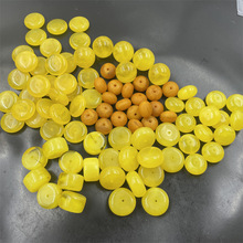 平价玉器 优化二代琥珀蜜蜡算盘珠平安扣 隔珠隔片 散批