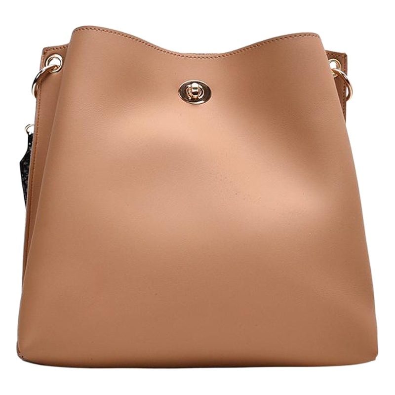 Cross-Border Bag Women's Bag New 2025 K-Style Spring Fashion Retro Shoulder Crossbody Bag Simple Casual Bucket Bag