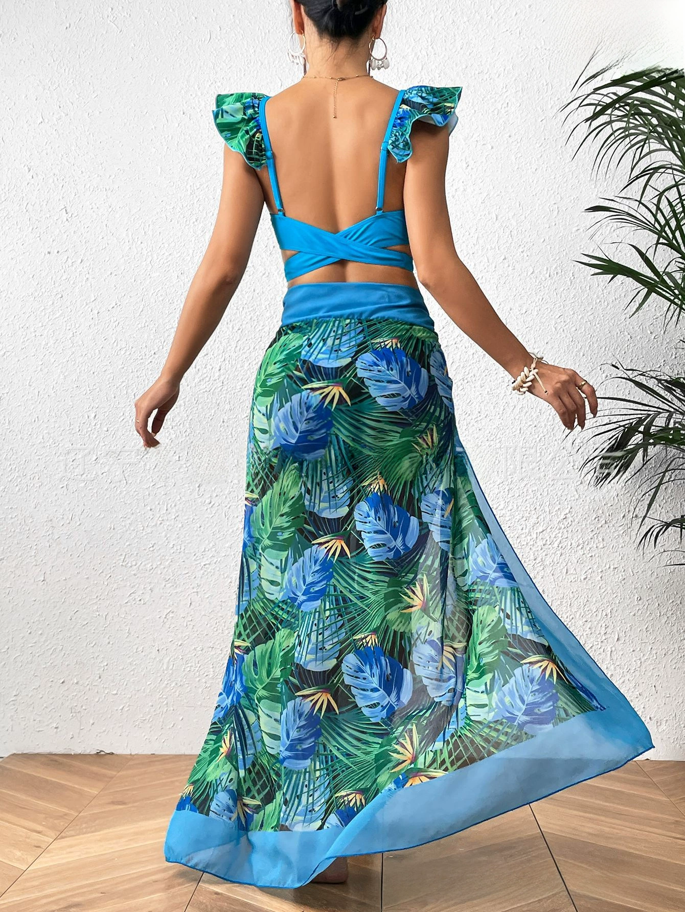 Belt, sexy swimwear, brand set, city style, European style, high waist, for import