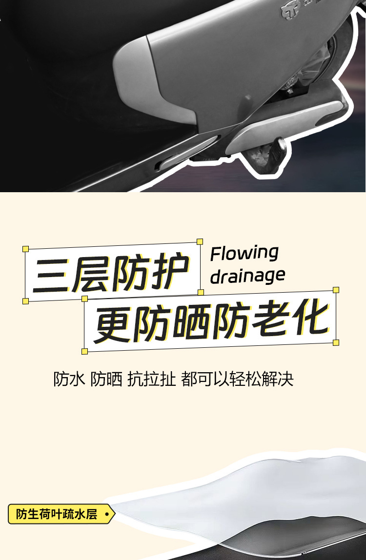 Motorcycle seat cover, electric vehicle thickened seat cushion cover, waterproof and sun-proof seat cover, universal seat cushion, scooter waterproof and sun-proof