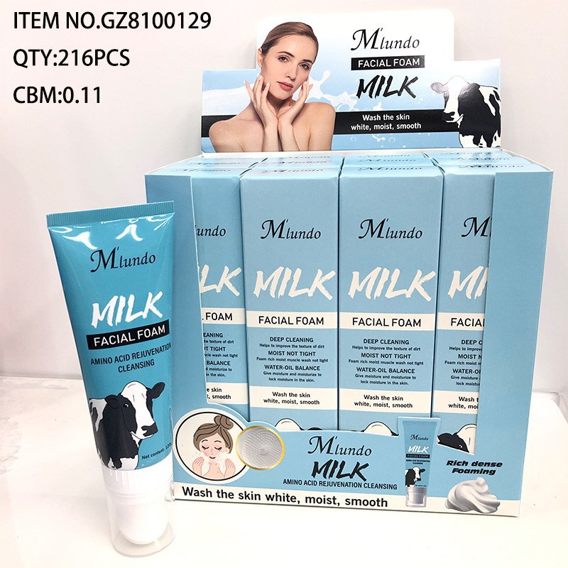 El nuevo limpiador facial Mlundo, limpiador en espuma de aminoácidos, limpiador, hidratante, denso, limpio y no apretado al por mayor