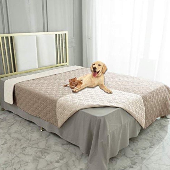 [Waterproof Dog Bed Cover Pet Blanket for Furniture Bed Couch]