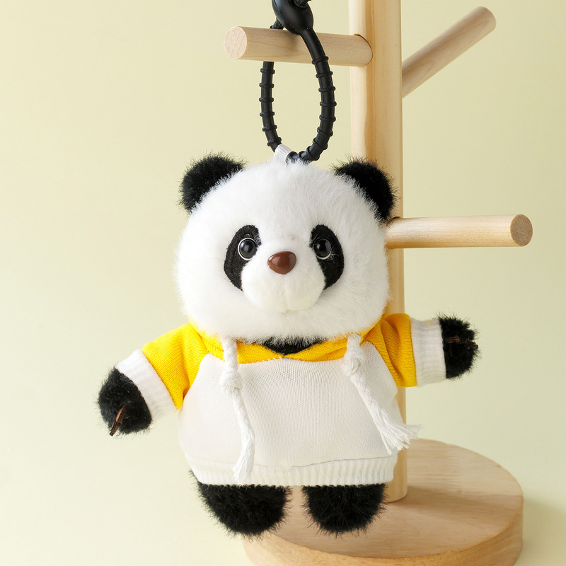 かわいいスウェットシャツ、レッサーパンダ人形、ペンダント、キーホルダー、バッグアクセサリー、会社イベントの小さなギフト、卒業記念ロゴ|undefined