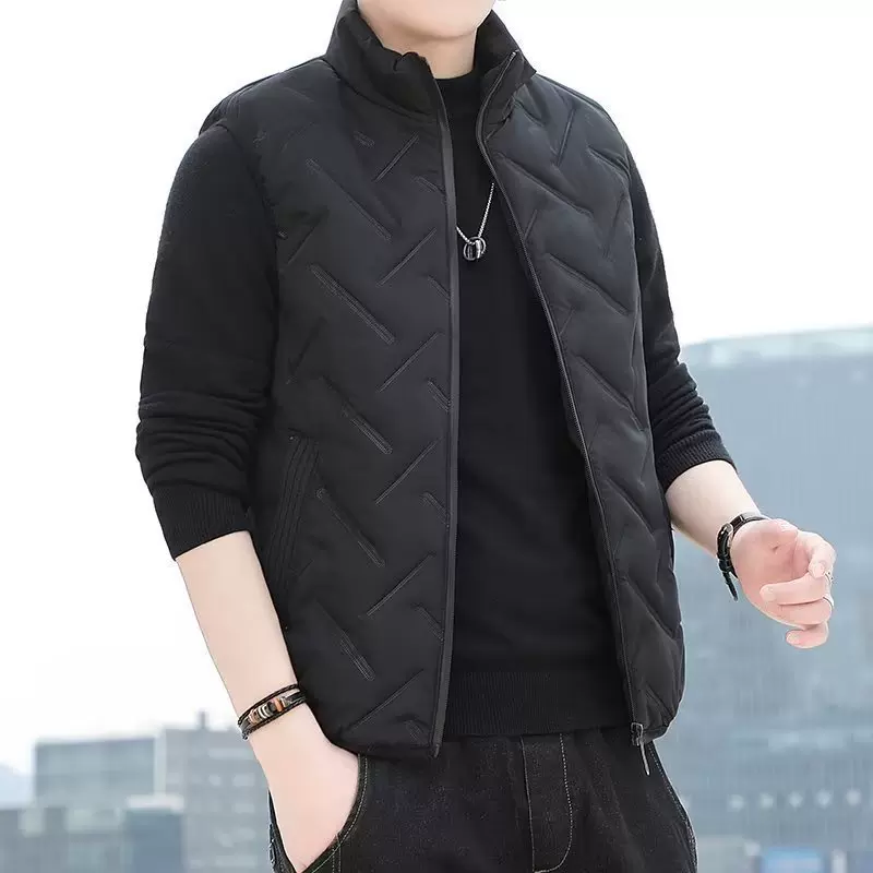 马甲男士秋冬潮牌羽绒棉马夹外穿秋装背心坎肩外套秋冬季衣服男款