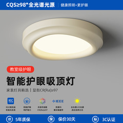 新款過道燈2023年新款奶油風小吸頂燈玄關衣帽間走廊陽台護眼燈具