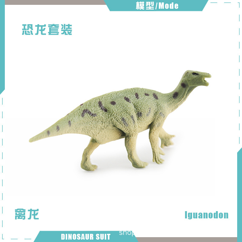 Modelos realistas de mini dinosaurios jurásicos transfronterizos: figuras de pterodáctilo, estegosaurio, parasaurolophus, velociraptor, therizinosaurus, ornithoraptor.