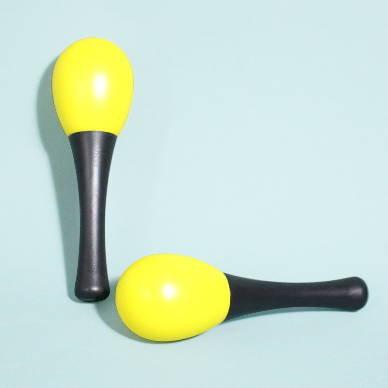 Jardín de infantes educación temprana martillo de arena de plástico juguetes para niños mano percussión bola de arena agarrar instrumentos auditivos al por mayor