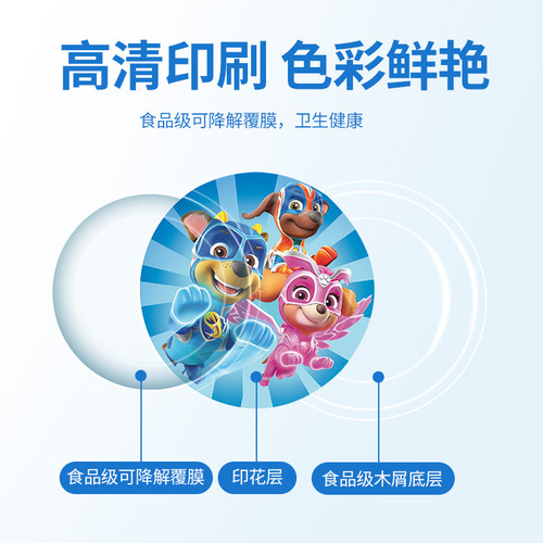 Cross-border Dog Team Cartoon Theme Children's Birthday Party Supplies Paper Plate Tablecloth Banner Fork Knife Spoon Set