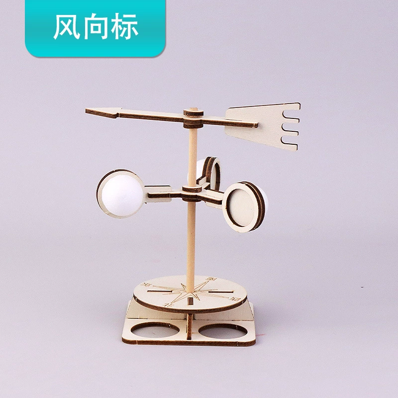 Учебные пособия по анемометру-ветроуказателю, сборка своими руками, набор для научно-технических экспериментов для учащихся начальной школы и детей