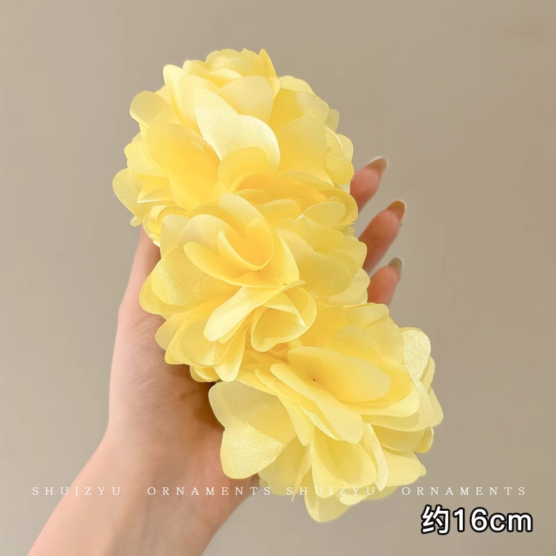夏の海辺の花のヘアピン、多用途の甘い女の子のヘアピン、花のヘアピン、後頭部のヘアピン、女性用のファッショナブルなヘアアクセサリー|undefined