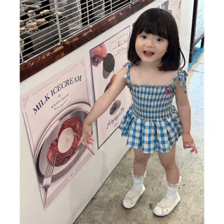 女宝宝夏装连衣裙女童夏季裙子婴幼儿洋气薄款舒适彩色波点连衣裙