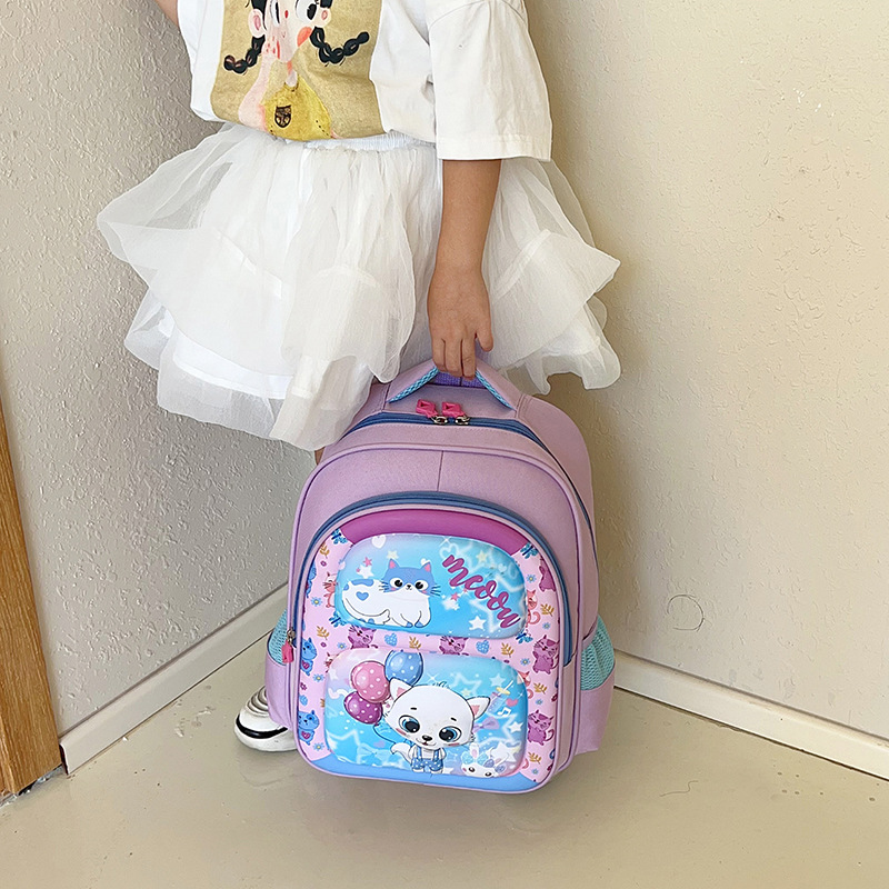 Mochila escolar nueva para estudiantes de primaria, de gran capacidad, de nailon, mochila de jardín de infantes, impermeable de PVC, mochila de Spider-Man