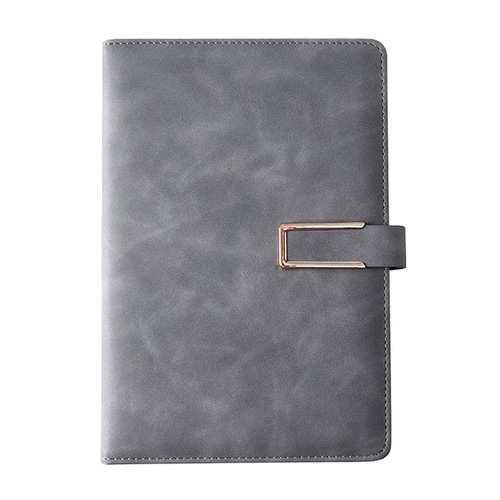 Wholesale business notebook custom logo magnetic closure notebook retro strap corporate office customization A5 memo pad notebook