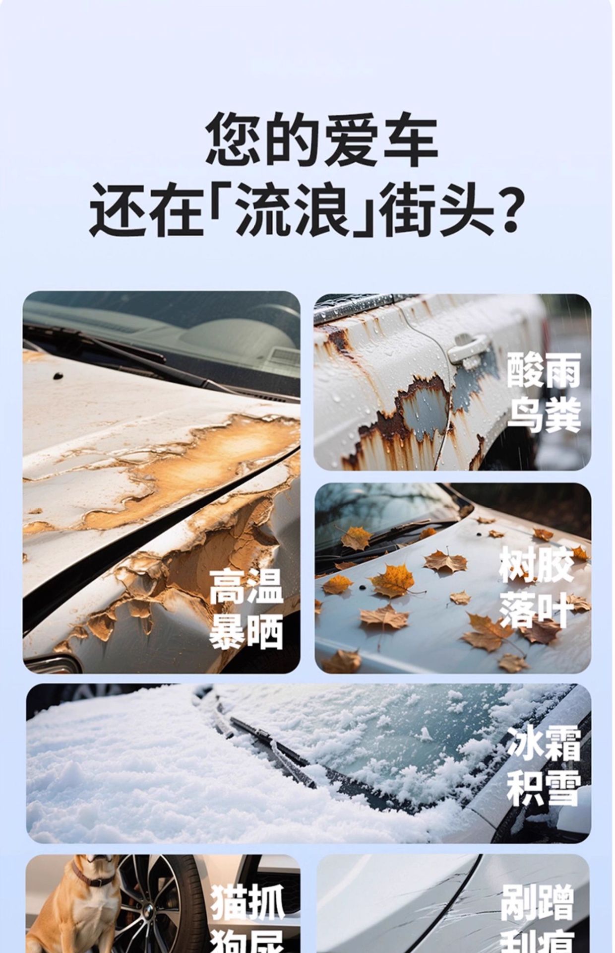 Leiben Car Cover, Sun Protection, Rain and Dust Protection, Heat Insulation, Sunshade, Full Cover, Thickeneded Oxford Cloth, Universal Car for All Seasons
